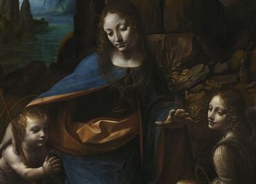 Descubren dibujo secreto de Da Vinci bajo "La Virgen de las Rocas"
