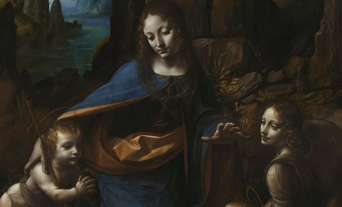 Un análisis con tecnología de rayos X sacó a la luz un secreto de "La Virgen de las Rocas", de Leonardo Da Vinci. Foto: Galería Nacional