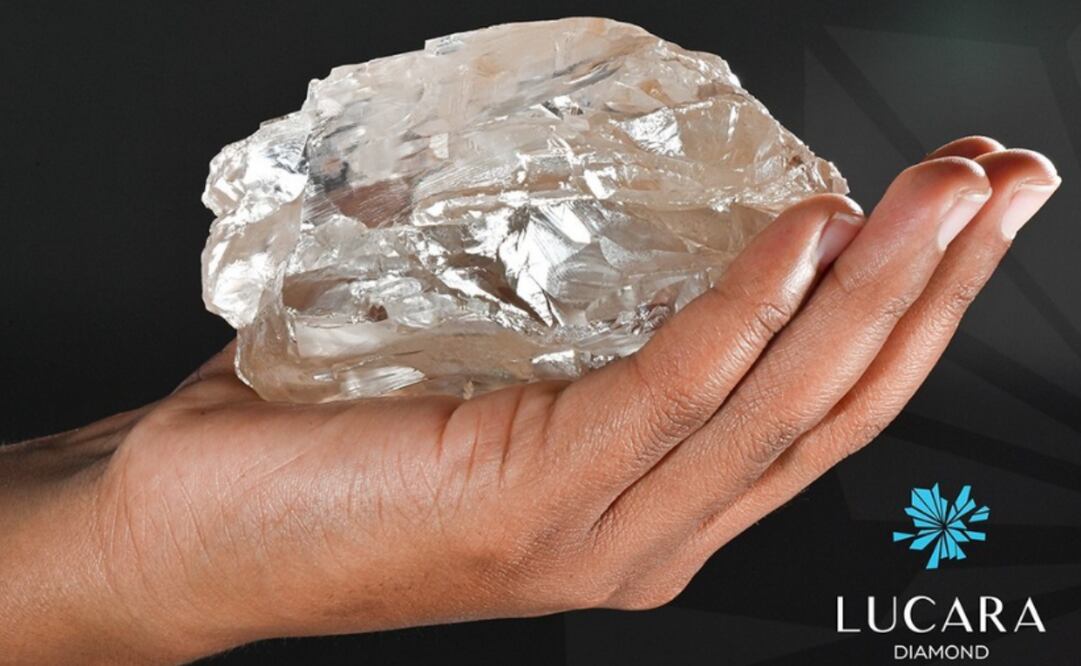 La compañía canadiense Lucara Diamonds halló en Botsuana un diamante de 2,492 kilates que se sitúa como el segundo más grande descubierto hasta la fecha en el mundo. Foto: Instagram @lucaradiamnd