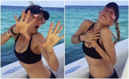 Anna Kournikova se mueve al ritmo de Enrique Iglesias