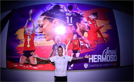 Pachuca homenajea a Jenni Hermoso con mural en el Estadio Hidalgo