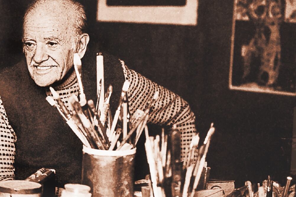 El artista plástico Alfredo Zalce creó buena parte de su obra en Morelia. Foto: ARCHIVO EL UNIVERSAL