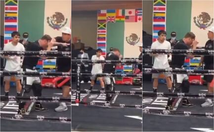 Canelo Álvarez entrena al hijo de Manny Pacquiao y lo prepara para su debut 