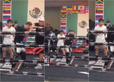 Canelo Álvarez entrena al hijo de Manny Pacquiao y lo prepara para su debut