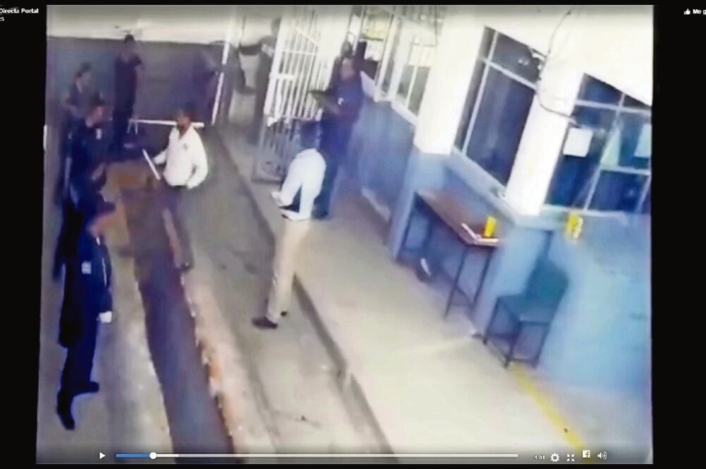 En redes sociales circula un video donde se escuchan las amenazas contra los guardias del penal y dos visitadores de la CEDH que estaban en el lugar (TOMADA DE VIDEO)