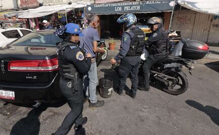 Alcaldía Cuauhtémoc detuvo a más de 2 mil personas en 2025 por faltas en la vía pública; mil 879 eran franeleros