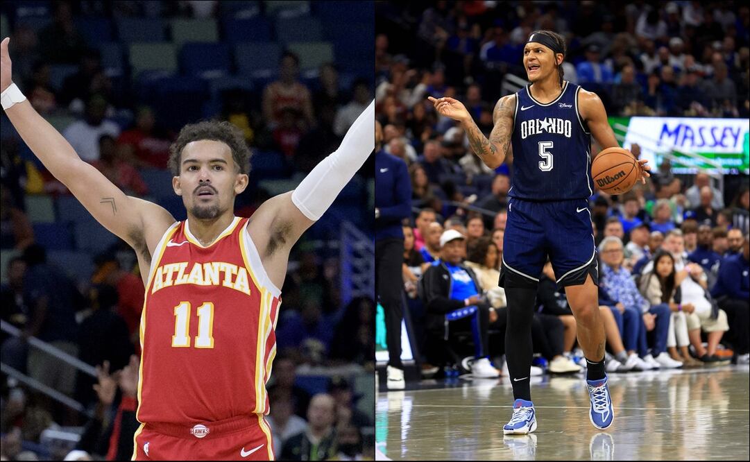 Trae Young y Paolo Banchero son las figuras de Atlanta y Orlando / Foto: Especiales