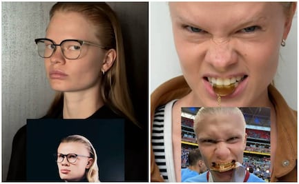 ¿La hermana perdida de Erling Haaland? La modelo rusa que conquistó internet por su increíble parecido con el goleador