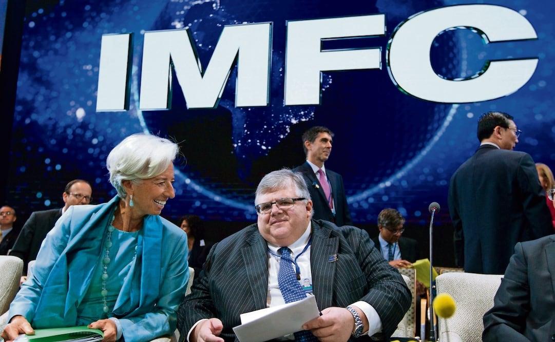 Christine Lagarde y Agustín Carstens. Foto: Archivo | El Universal
