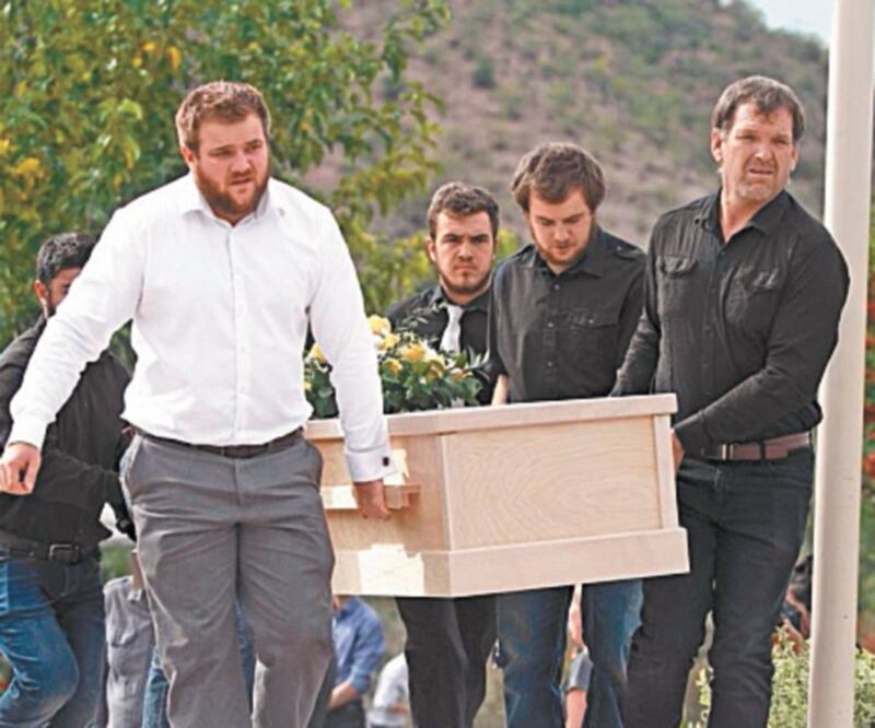 Los integrantes de la familia LeBarón asesinados fueron sepultados en noviembre del año pasado. Foto/ARCHIVO EL UNIVERSAL