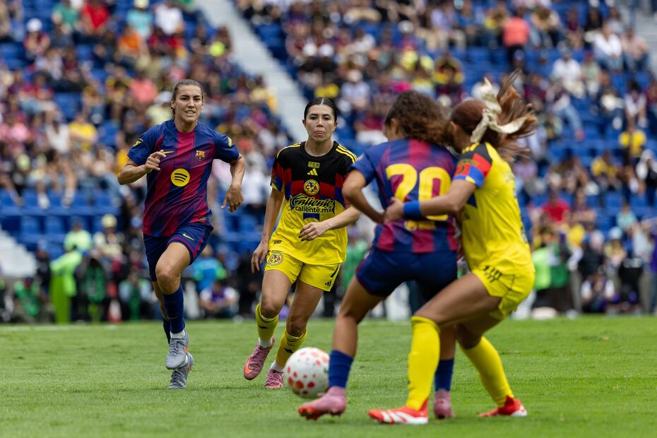 FOTO: HUGO SALVADOR/ EL UNIVERSAL - América ante FC Barcelona