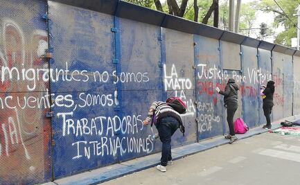 Mujeres protestan en representación de Q.Roo en CDMX por muerte de salvadoreña