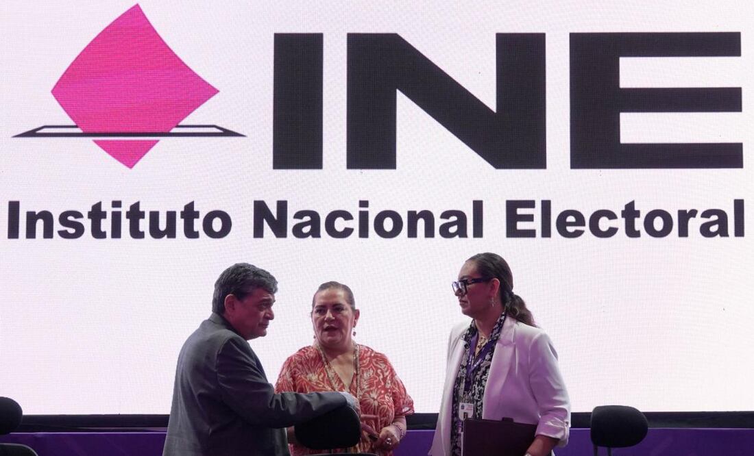 La consejera presidenta Guadalupe Taddei durante la Firma del Convenio Específico de Colaboración entre el Instituto Electoral y la Fundación Internacional para Sistemas Electorales el pasado 31 de mayo de 2025. Foto: Rogelio Morales/ Cuartoscuro