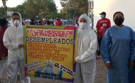 Cubanos tienen derecho... pero que primero nos contraten a nosotras: enfermeras en evento de AMLO