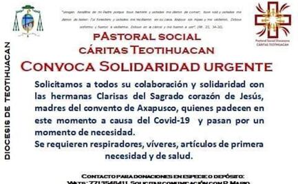 Registran brote de coronavirus en convento de Axapusco, Estado de México