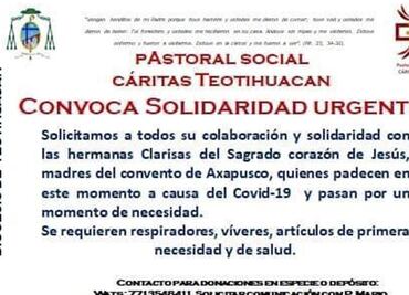 Registran brote de coronavirus en convento de Axapusco, Estado de México