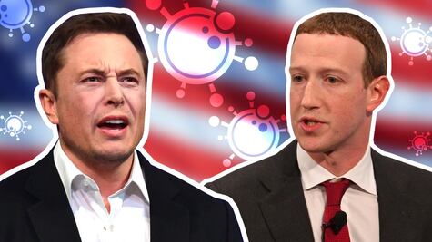 Elon Musk vs. Mark Zuckerberg: el choque entre los gigantes de la tecnología por la duración de la cuarentena 