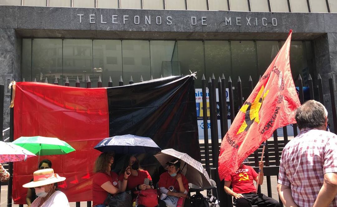 Este jueves el Sindicato de Telefonistas estalló en huelga; denuncian violaciones al Contrato Colectivo de Trbajo /Foto: Diego Simón. EL UNIVERSAL