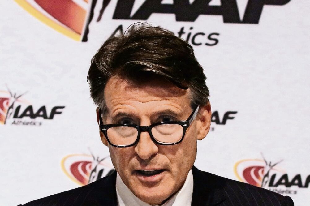 Sebastian Coe, titular de la IAAF, dijo que la decisión fue unánime (RONALD ZAK. A)