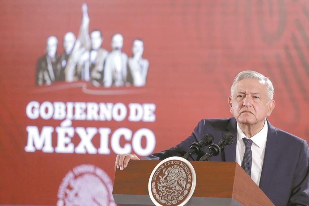 El presidente Andrés Manuel López Obrador dijo en Palacio Nacional que cualquier anomalía en el proceso de Morena se llevará a la fiscalía electoral. IVÁN STEPHENS. EL UNIVERSAL