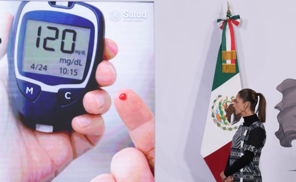 La presidenta Claudia Sheinbaum en su conferencia matutina del 27 de enero de 2026 en Palacio Nacional. Foto: Carlos Mejía / EL UNIVERSAL