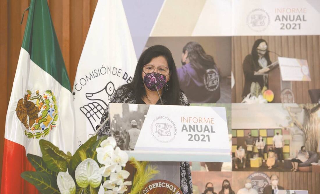 Nashieli Ramírez, titular de la CDHCM, detalló los servicios que dio la comisión a las víctimas del colapso de la Línea 12 del Metro. Foto: Especial