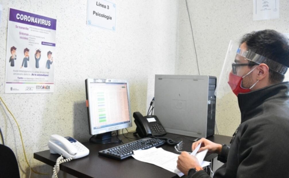 A casi un año de pandemia, se han atendido más de 160 mil llamadas en línea Covid de Edomex