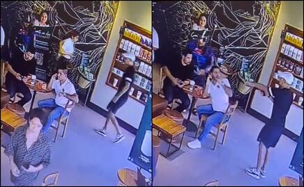 VIDEO: Así fue el ataque a un empresario en Starbucks de Tulum, Quintana Roo