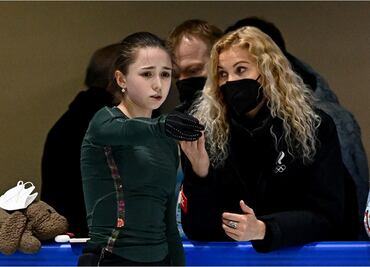 Entrenadora de Kamila Valieva asegura que la patinadora "es inocente y limpia"