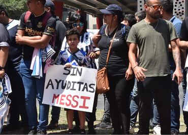 Inter Miami es recibido con mensaje de aficionados de Rayados: “Sin ayuditas Messi”