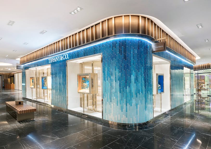 Esta boutique presenta el más reciente concepto de diseño de sus tiendas. Foto: Cortesía Tiffany & Co.