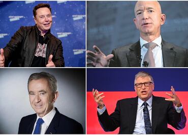 Los 10 hombres más ricos del mundo han duplicado fortunas en pandemia