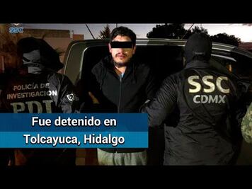 Detienen a "El Lunares", uno de los principales líderes de la Unión Tepito