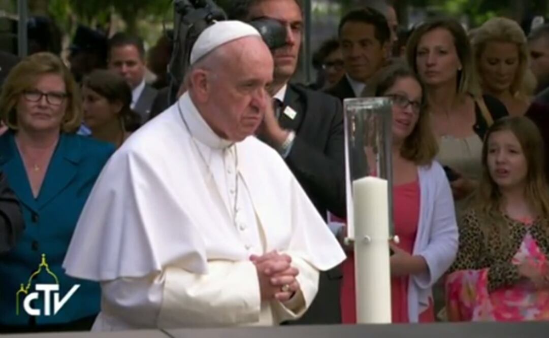 Papa acude a "Zona Cero" en NY