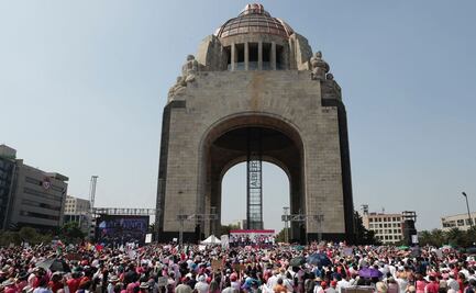 4T desdeña marcha en defensa del INE; sostiene que fue pura demagogia y manipulación