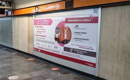 STC Metro informa del cierre de Línea 1 al interior de las estaciones 