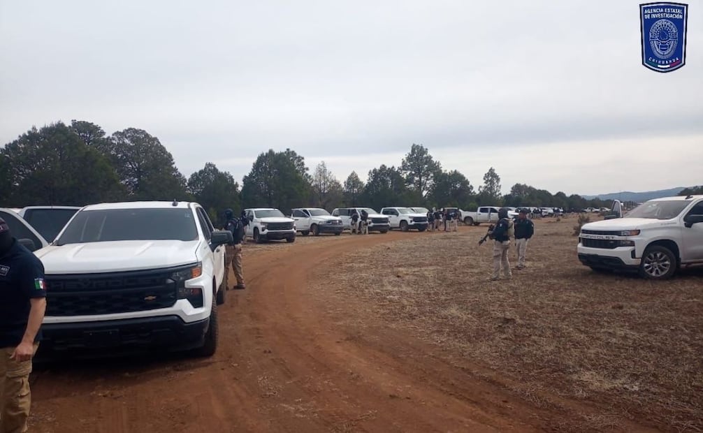 Operativo de búsqueda en Las Varas, Chihuahua (04/02/2026). Foto: Especial