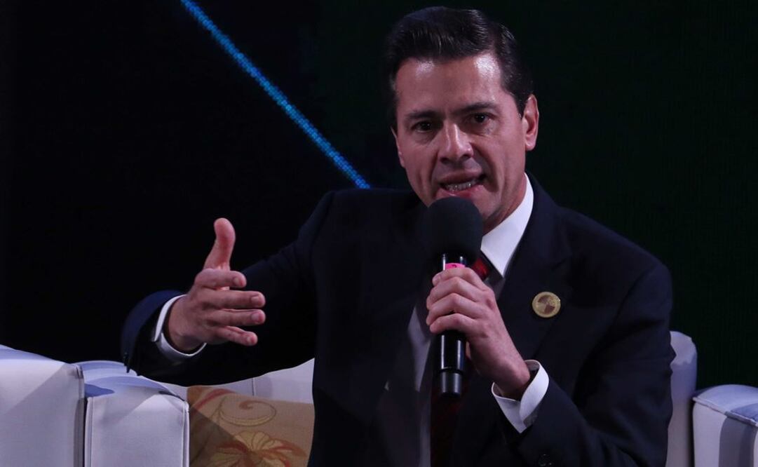 El presidente de México participa en la XII Cumbre de Empresarios, en el marco de la XXVI Cumbre Iberoamericana, en Antigua (Guatemala). Foto: EFE