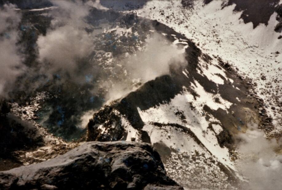 Teresita, la primera en dormir dentro del cráter del Popocatépetl 