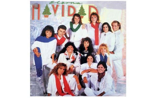 La misteriosa mujer que aparece en la portada del disco "Eterna Navidad: La Hermandad", de 1986