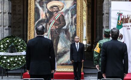 Encabeza AMLO homenaje por el 101 aniversario luctuoso de Emiliano Zapata