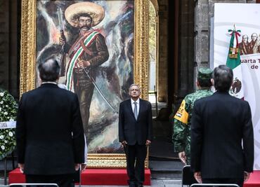 Encabeza AMLO homenaje por el 101 aniversario luctuoso de Emiliano Zapata