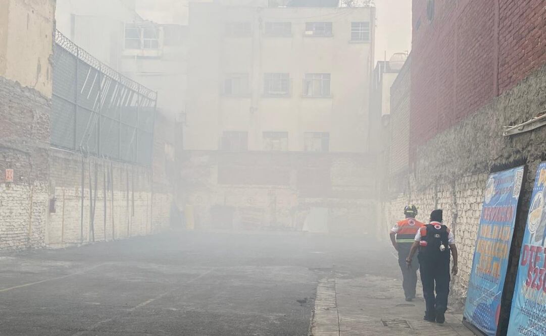Reportan explosión dentro de fabrica de bisutería en alcaldía Cuauhtémoc (07/05/2025). Foto: Valente Rosas / EL UNIVERSAL