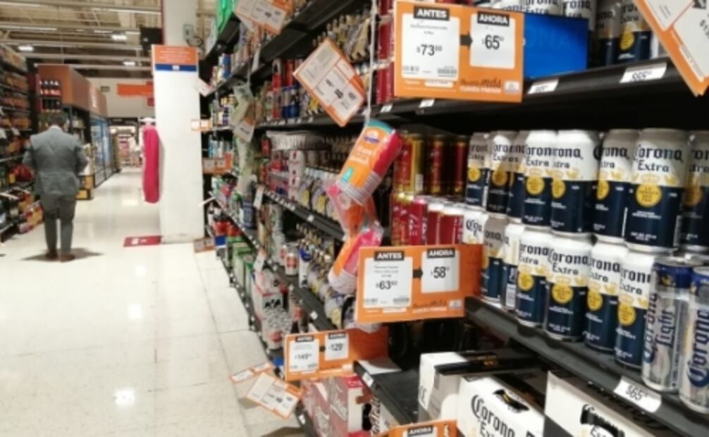 Así luce la venta de cerveza tras presunta "Ley seca" en CDMX