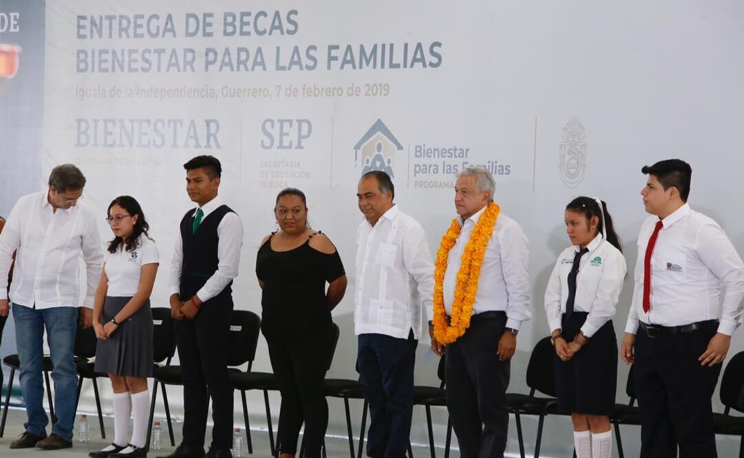 El presidente Andrés Manuel López Obrador y el gobernador de Guerrero, Héctor Astudillo. Foto: Especial