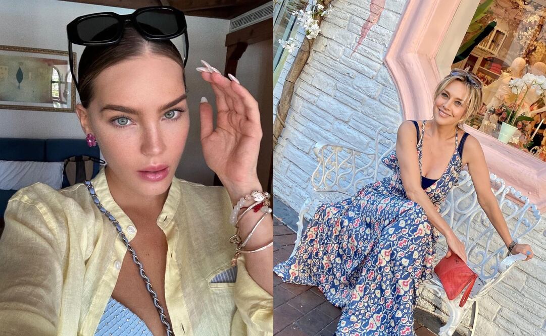 Estas artistas mexicanas lucen piel al natural. Imagen: Belinda y Fey Instagram