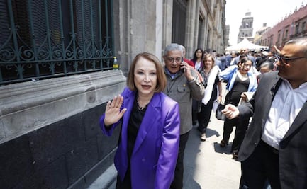 Legisladores morenistas y aliados llegan a Palacio Nacional para reunirse con Sheinbaum; no asiste senador Inzunza