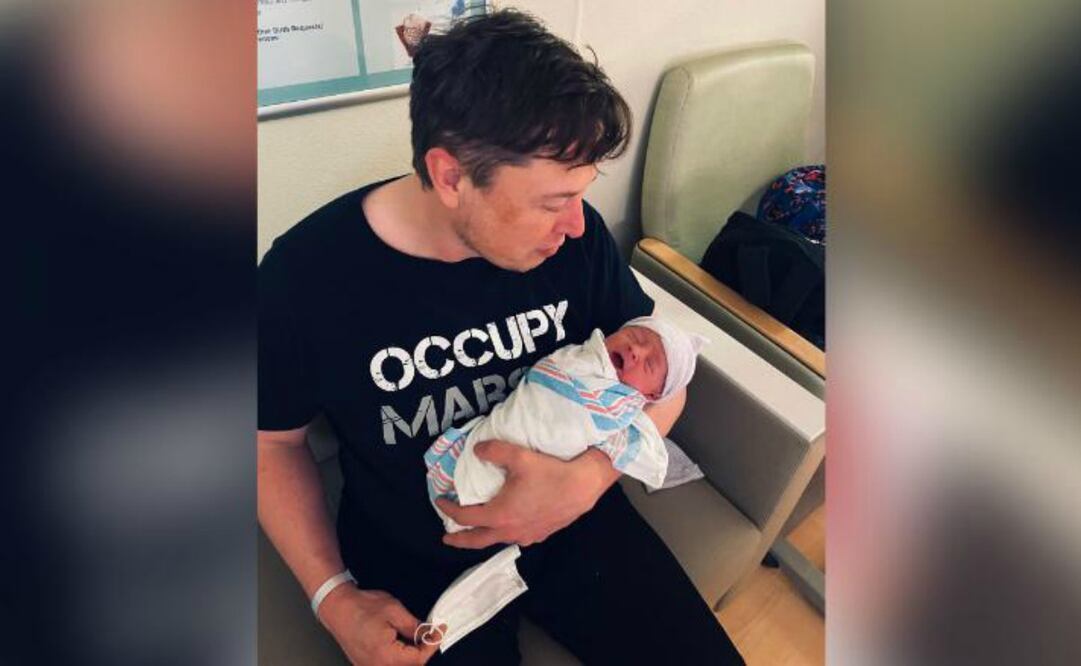 El bebé nació los primeros días de mayo. 