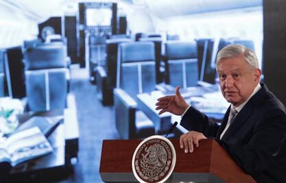 AMLO ha ofrecido que el avión presidencial sea pagado en especie