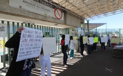Médicos y enfermeras protestan por falta de insumos ante Covid-19 en hospital de Toluca
